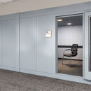 Modern office booth 522 featuring minimalist design and private workspace.
