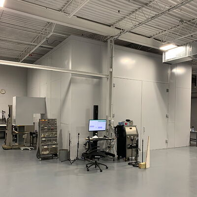 industrial acoustic enclosure testing